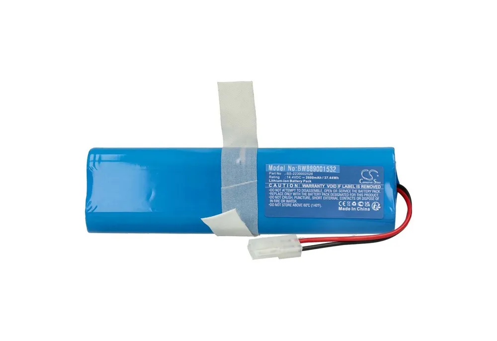 vhbw Akku passend für Rowenta X-plorer SERIE 75, 75S+, 75S, 75, SERIE 95 Staubsauger-Akku Akku Li-Ion 2600 mAh (14,4 V, 1 St), Leistungsfähiger Austausch-Akku für Ihren Saugroboter