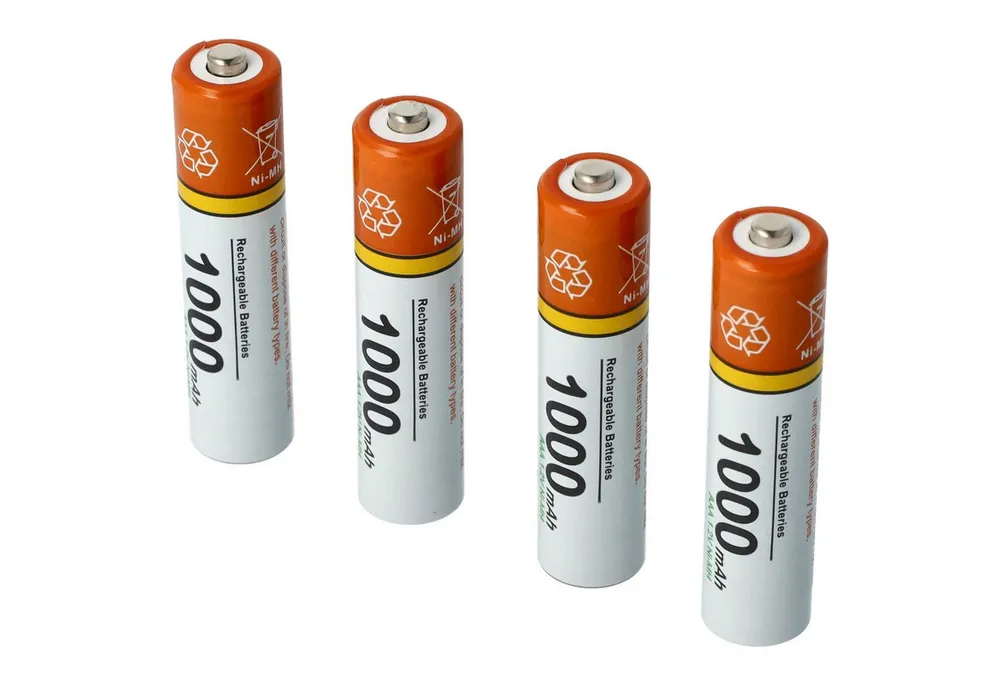 vhbw Akku passend für Siemens Gigaset S440, S150, S44, S79H, S445 Akku Akku NiMH 1000 mAh (1,2 V, 4 St), Leistungsfähige Austausch-Akkus für Telefon, Festnetz oder schnurloses
