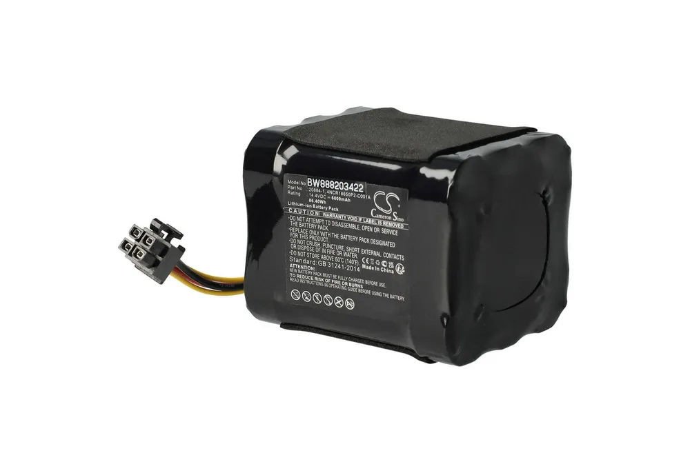vhbw Akku passend für Vorwerk Kobold VR200 Staubsauger / Saugroboter (6000 Staubsauger-Akku Akku Li-Ion 6000 mAh (14,4 V, 1 St), Leistungsfähiger Austausch-Akku für Ihren Saugroboter