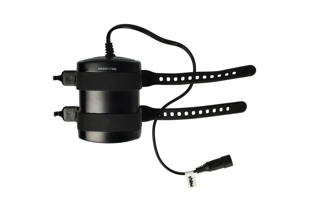 vhbw Akkupack für Fahrradlicht (9000 mAh, 7,4 V, Li-Ion) Akku Akkupack Li-Ion 9000 mAh (7,4 V, 1 St), Leistungsfähiges Ersatz-Akkupack für diverse Fahrradlampen