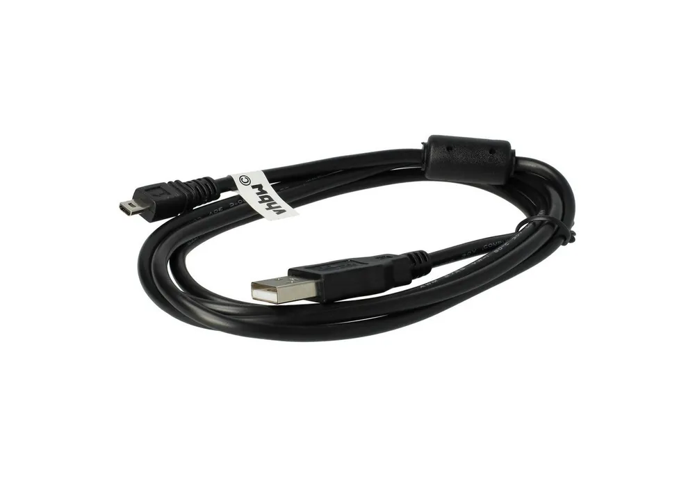 vhbw passend für Casio Exilim EX-S9, EX-Z350, EX-Z37, EX-Z35, EX-Z370, USB-Kabel