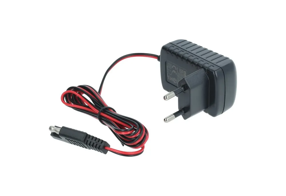 vhbw passend für Scheppach Rasenmäher Akku Starter-Set Ladegerät, Ladekabel für Starter Batterien in Rasenmähern mit Elektrostart