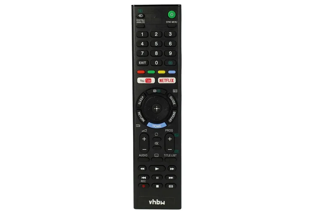 vhbw passend für Sony Bravia KD43X7000E, KD-43X7000E, KD43X7000F, Fernbedienung