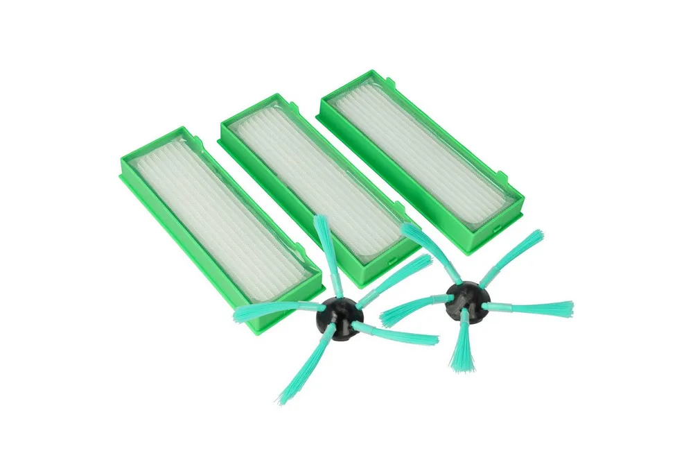 vhbw Saugroboter Zubehör-Set passend für Vorwerk Kobold VR300, VR-300, VR-200, VR200 Staubsauger, Zubehör für Vorwerk