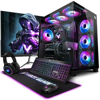 Vibox III-467 Intel Core i7-12700KF 32GB 2TB SSD RTX 5070 Ti Windows 11 Monitor 27"