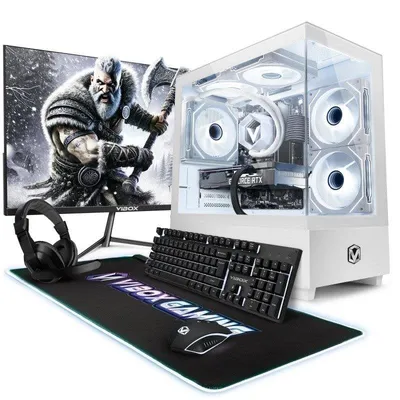 Vibox IV-551 AMD Ryzen 7 5700X 16GB 1TB NVMe RTX 5060 Ti Gaming Set Windows 11
