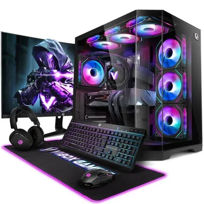 Desktop-PC Vibox Ix-553 AMD Ryzen 7 9800X3D 32GB 1TB SSD RX 9070 XT Windows 11 WiFi