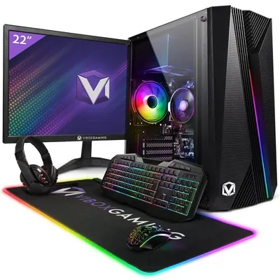Desktop-PC Vibox Vi-132 AMD Ryzen 3 3200G 16GB 1TB SSD Radeon Vega 8 Linux WiFi RGB