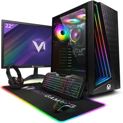 Desktop-PC Vibox Vi-162 AMD Ryzen 3 3200G 16GB 1TB SSD Radeon Vega 8 Linux Mint WiFi RGB