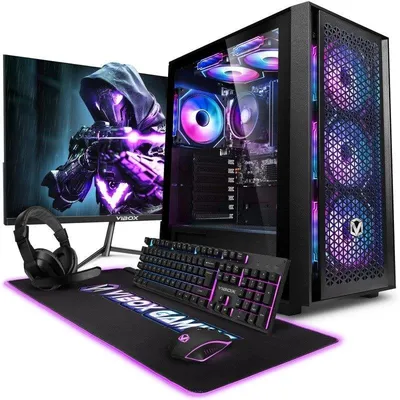 Vibox I-32 AMD Ryzen 3 3200G 16GB 1TB NVMe Monitor 21,5" RGB Gaming Set