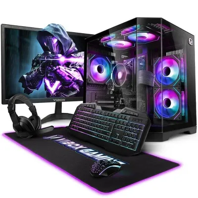 Desktop-PC Vibox Vi-206 AMD Ryzen 3 3200G 8GB 480GB SSD Radeon Vega 8 Linux Mint WiFi RGB