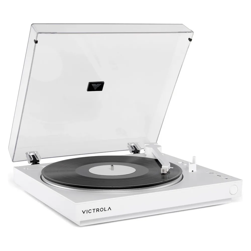 Victrola Automatischer Plattenspieler – Vorverstärker – Bluetooth – Weiß