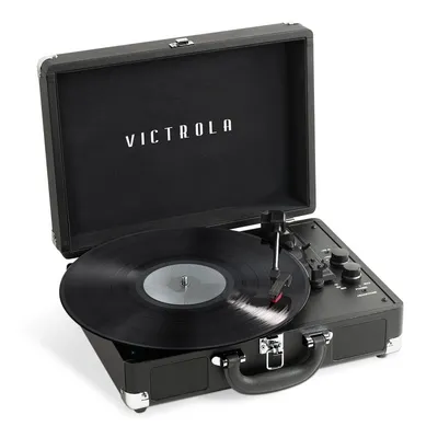 Victrola Journy+ Koffer-Plattenspieler schwarz