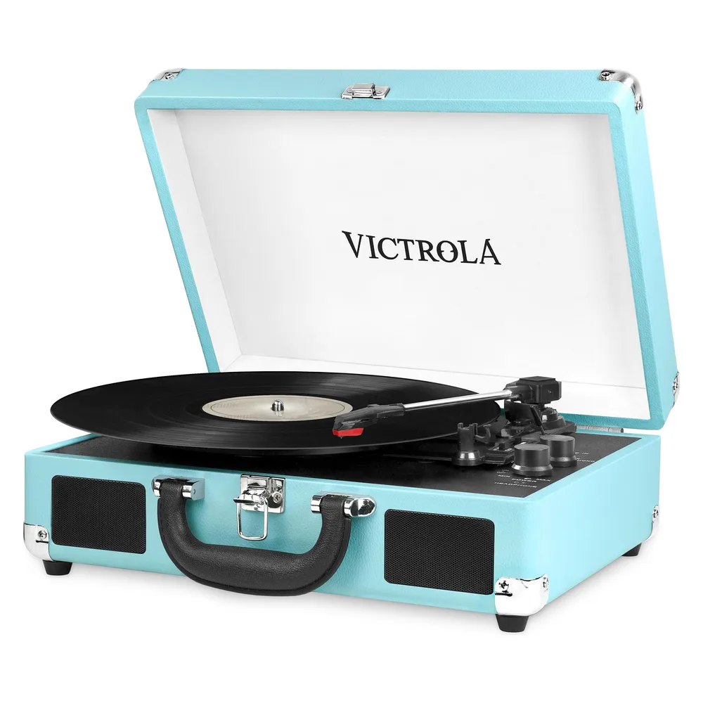 Plattenspieler Victrola VSC-550BT-TRQ Türkis Bluetooth Riemenantrieb