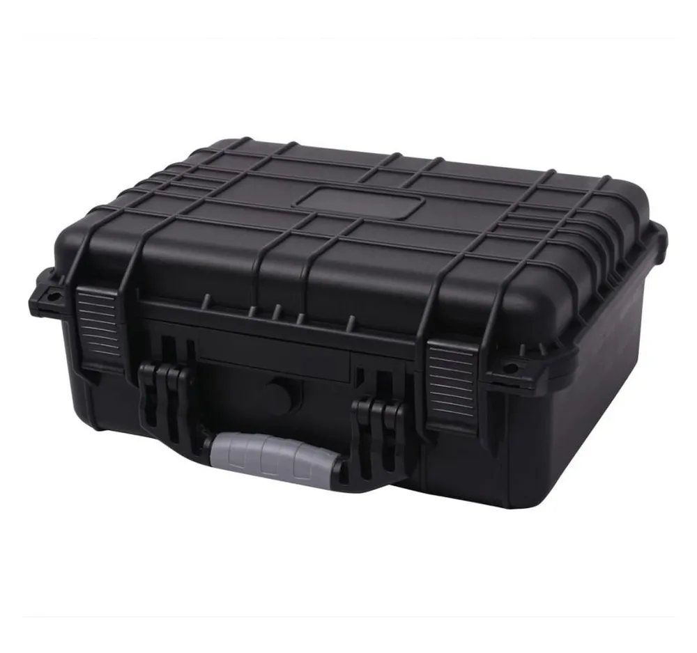 vidaXL Kameratasche Gefahrgutkoffer Schwarz 40,6x33x17,4 cm
