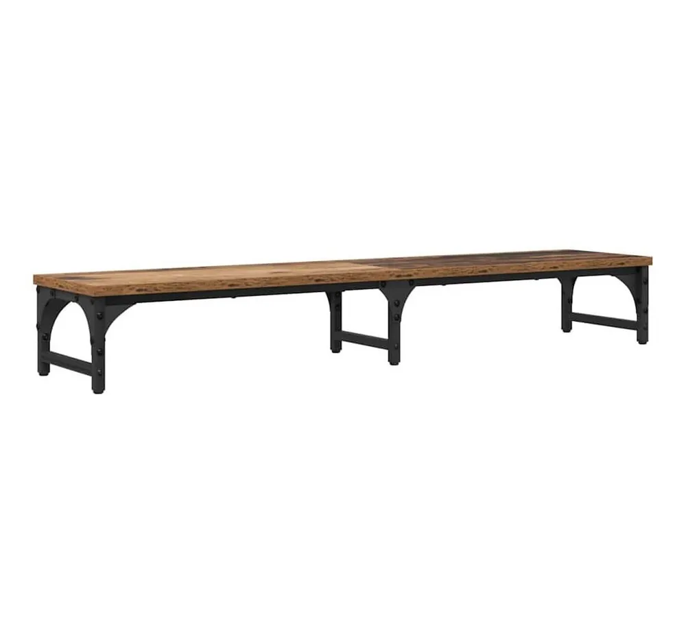 vidaXL Monitor-Halterung Monitor Halterung Altholz 105 x 23 x 15,5 cm Holzwerkstoff,