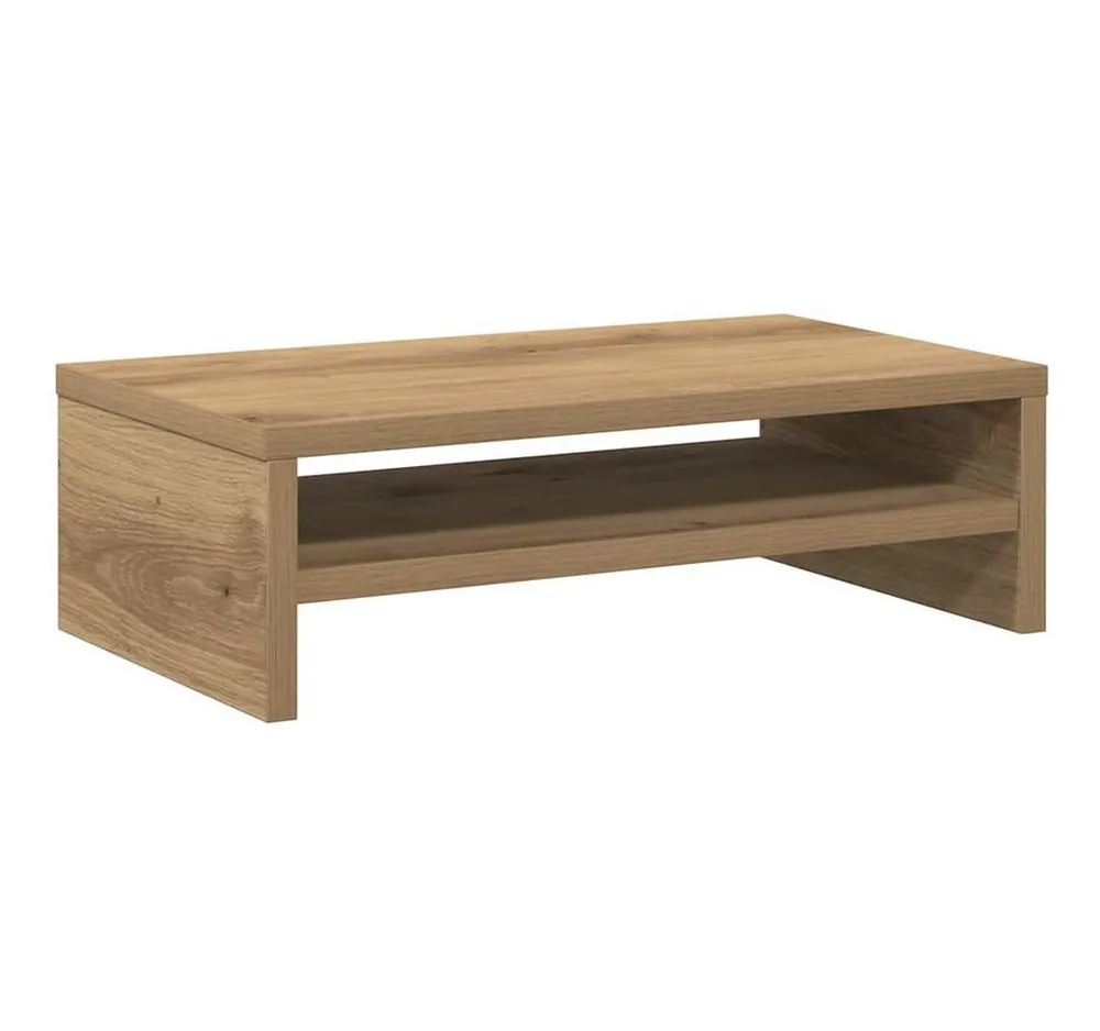 vidaXL Monitorständer Monitorständer Artisan-Eiche 42x24x13 cm Holzwerkstoff,
