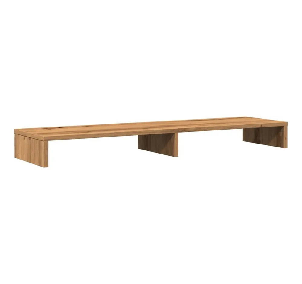 vidaXL Monitorständer Monitorständer Artisan-Eiche 100x27x10 cm Holzwerkstoff