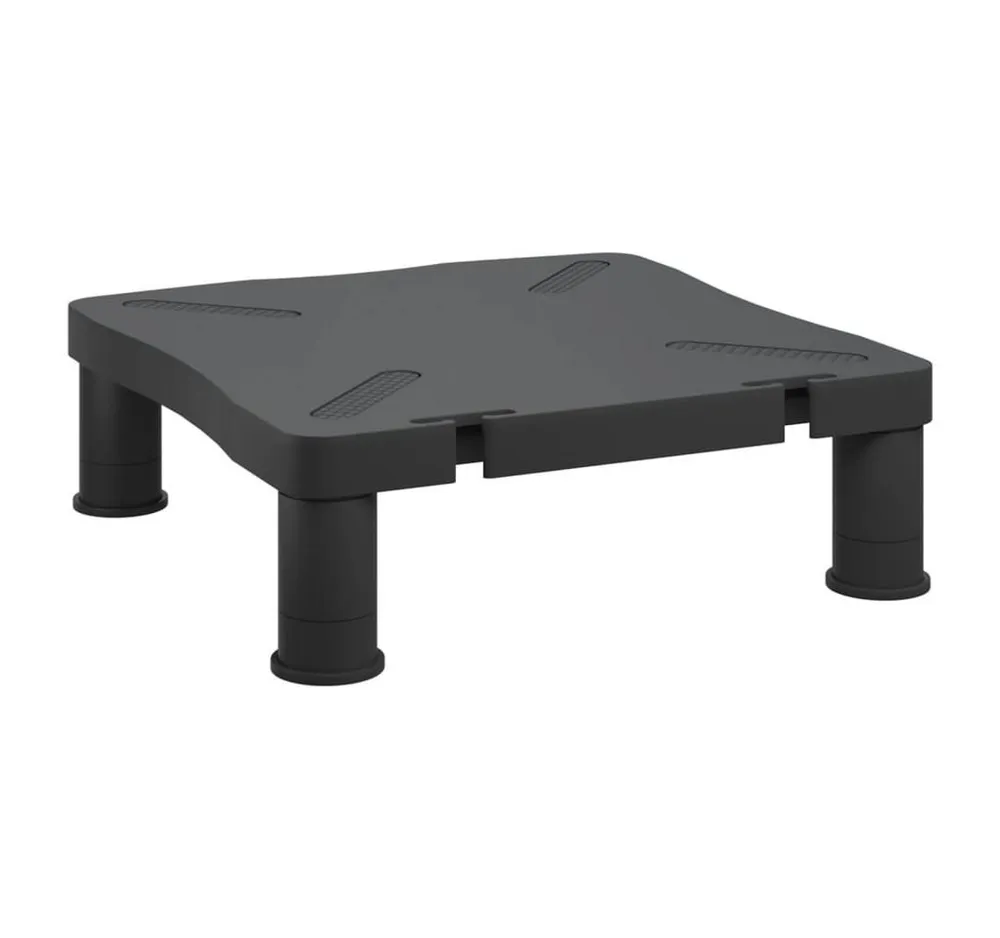 vidaXL Monitorständer Monitorständer Schwarz 33,5x34x10,5 cm, (1-tlg)