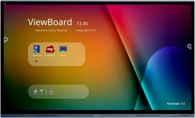 Interaktives Flachdisplay Viewsonic IFP7562 75" 4K Ultra HD Android Wifi