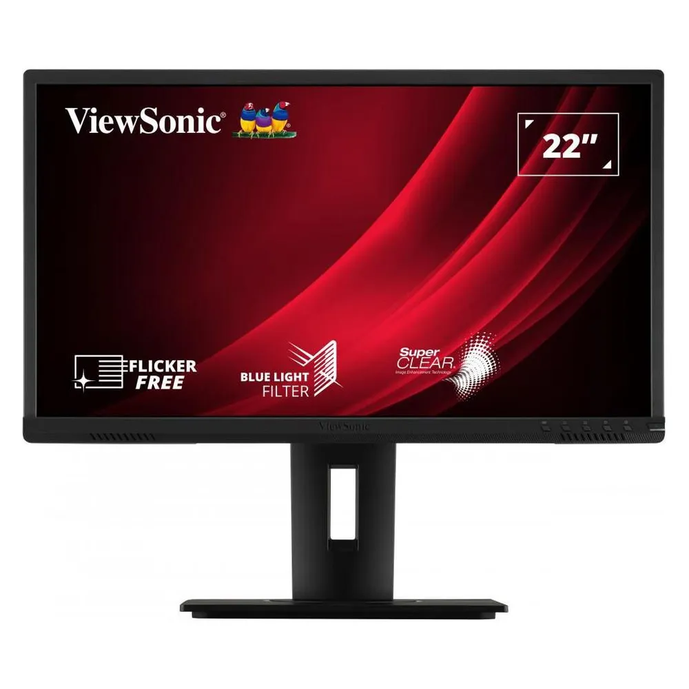 Viewsonic VG2440 55,88cm 22Zoll 16:9 1920x1080 Full HD SuperClear MVA 5ms VGA HDMI DisplayPort USB s