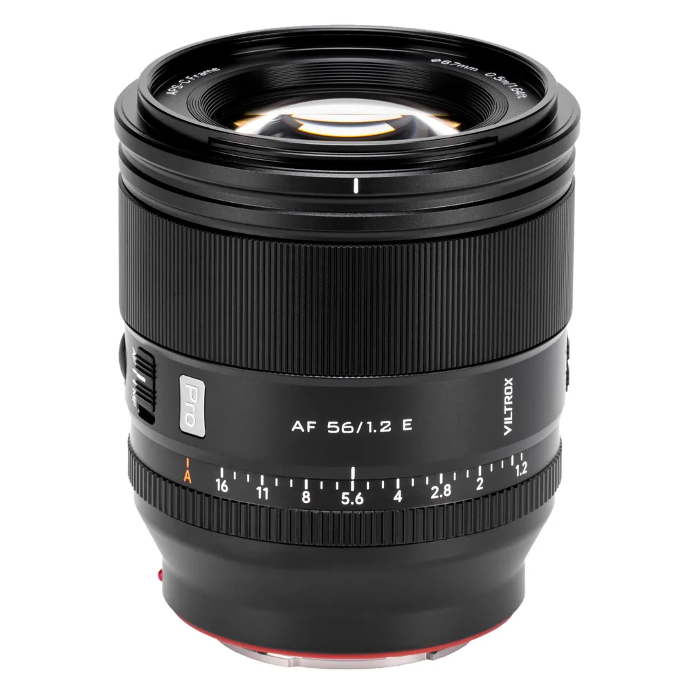 Objektiv VILTROX AF 56mm F1.2 Pro Sony E Bajonett Sonnenblende Schwarz