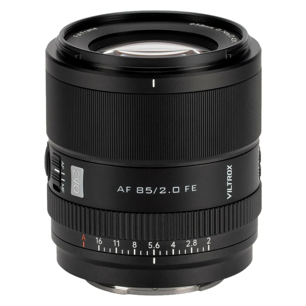 VILTROX AF 85mm F2.0 EVO Objektiv Sony E Mount Schwarz Kompakt Präziser Autofokus