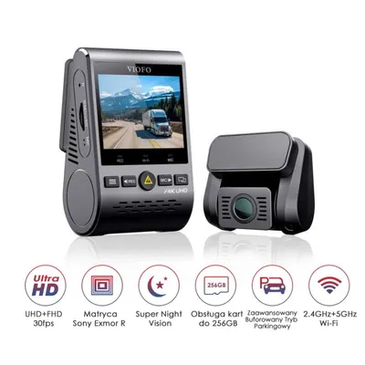 Videokamera Viofo A129 Pro-G Duo 4K UHD GPS Wi-Fi