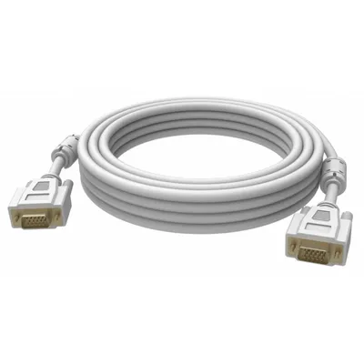 VGA-Kabel Vision 2x VGA 15-pin D-Sub 3 m männlich männlich weiß