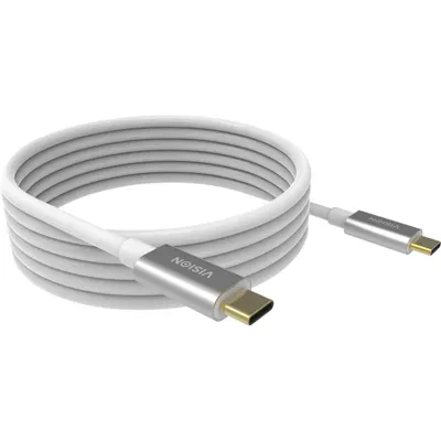 Kabel Vision TC 4MUSBC 4 m USB-C nach USB-C USB 3.2 Gen 2 Weiß