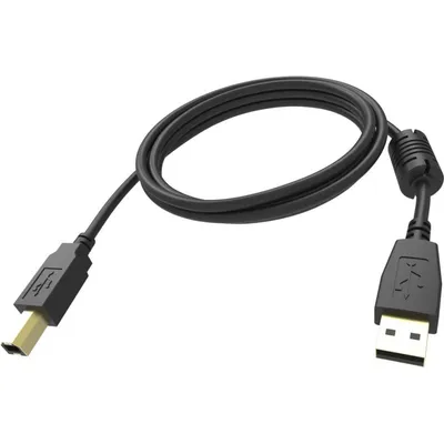 Kabel USB Vision TC 5MUSB/BL 5 m USB A nach USB B 2.0 Schwarz