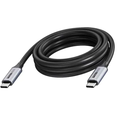 Kabel USB Vision TC 5MUSBC/BL 5 m USB-C zu USB-C 3.2 Gen 2 20 Gbit/s Schwarz/Grau