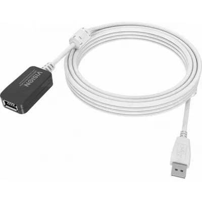 Kabel USB Vision TC 5MUSBEXT+ 5 m USB 2.0 A a A Weiß