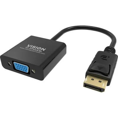 Adapterkabel Vision TC-DPVGA/BL DisplayPort nach VGA