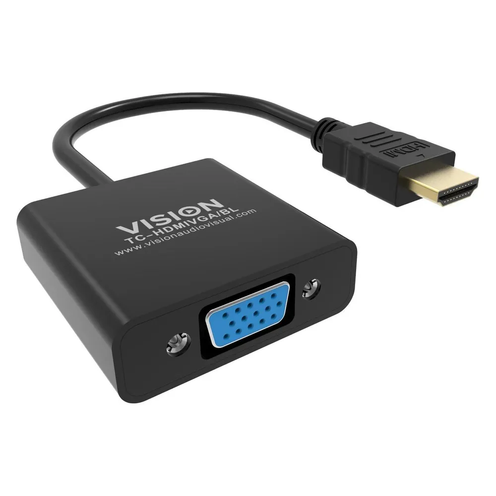 Video-Adapter Vision TC-HDMIVGA/BL 0,23 m HDMI nach VGA