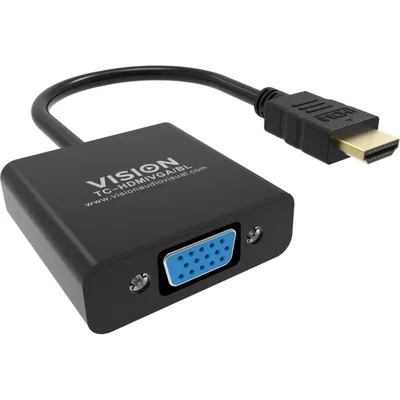 Video-Adapter Vision TC-HDMIVGA/BL 0,23 m HDMI nach VGA
