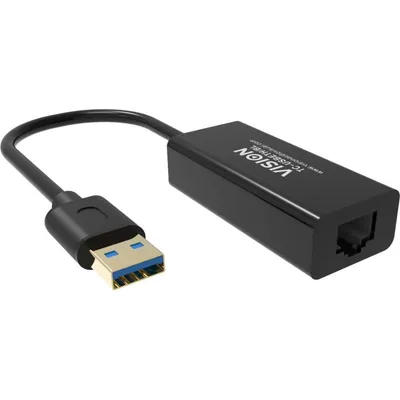 Netzwerkkarte VISION TC-USBETH/BL USB Ethernet 10/100 Mbps Schwarz