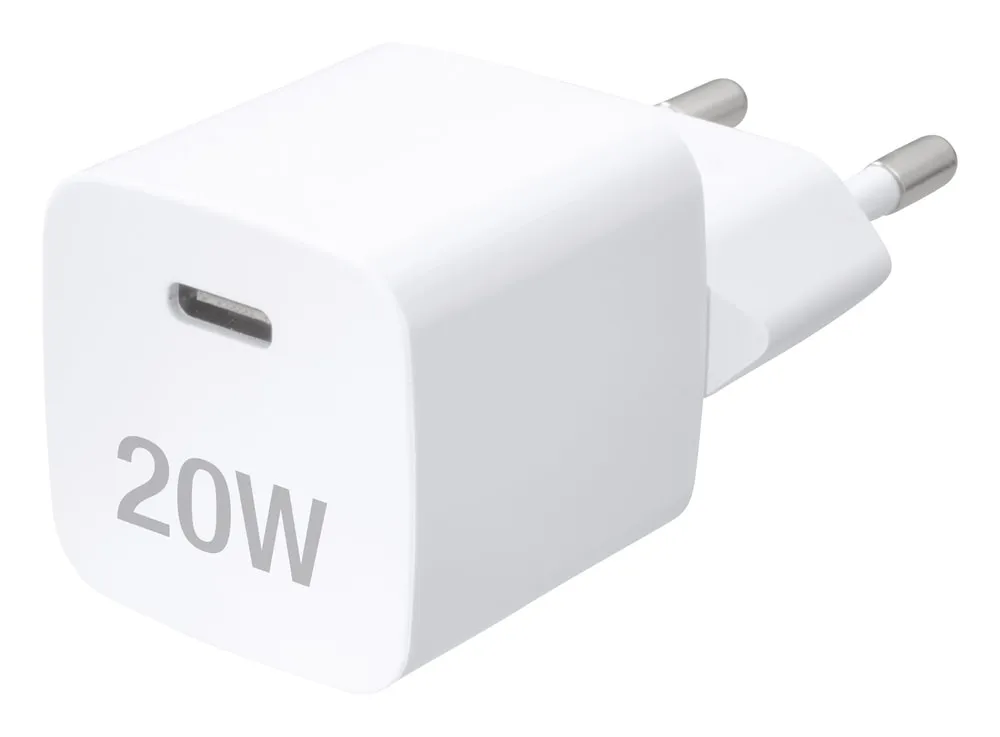 20 Watt PD 3.0 USB-C Nano Schnelladegeraet, MagSafe kompatibel, weiss (63535)