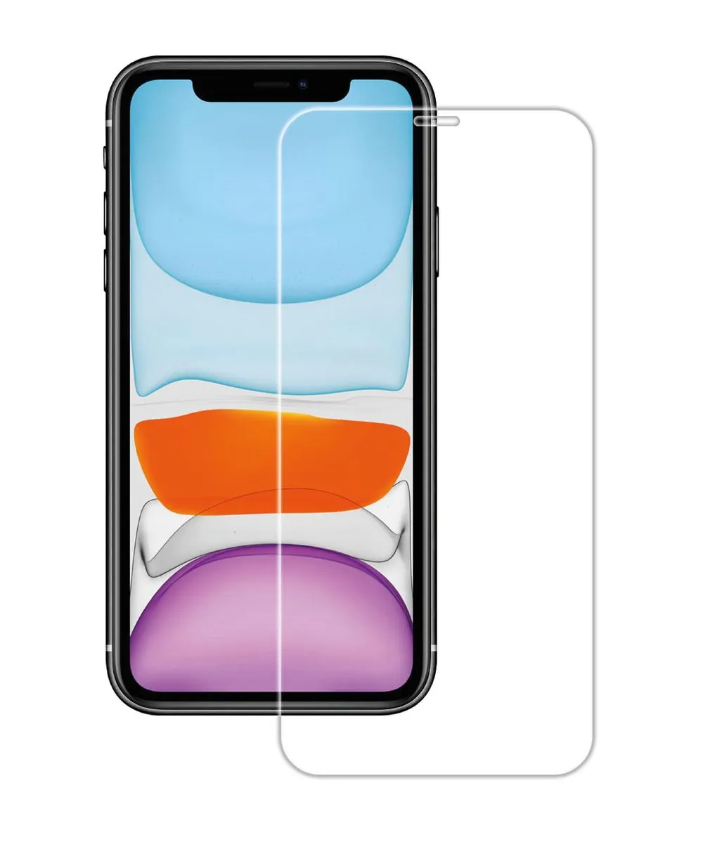 2D Displayschutzglas für iPhone 11 (61188)