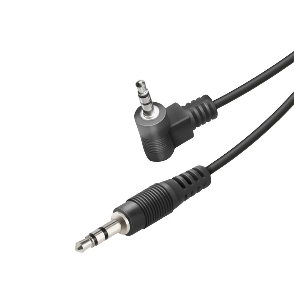 3,5-mm-Klinkenstecker-Stecker-Audiokabel, 1,5 m, schwarz