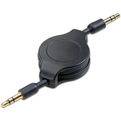 3,5mm Klinkenkabel mit Aufroller, 1,1m (46215)