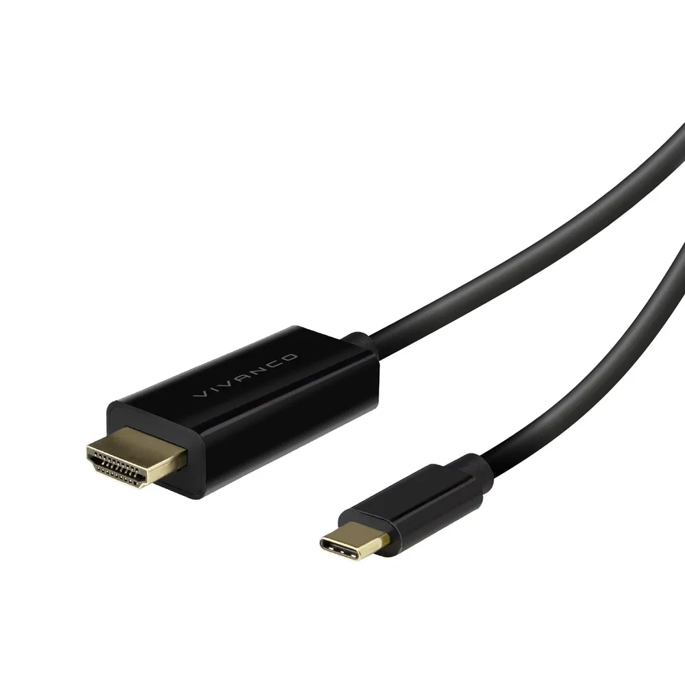 3 m langes USB-C-auf-HDMI-Kabel mit vergoldeten Anschlüssen