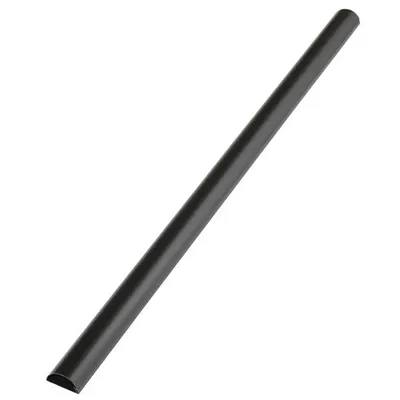 50/25 D-Profil 1,0m schwarz (26456)