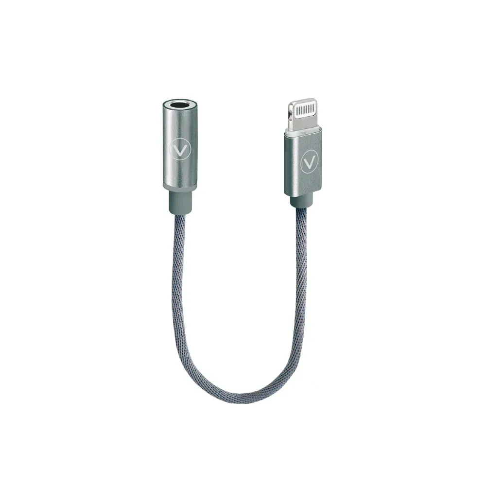 Adapter Cable, Lightning Stecker auf 3,5mm Audio Buchse, 10cm (61809)