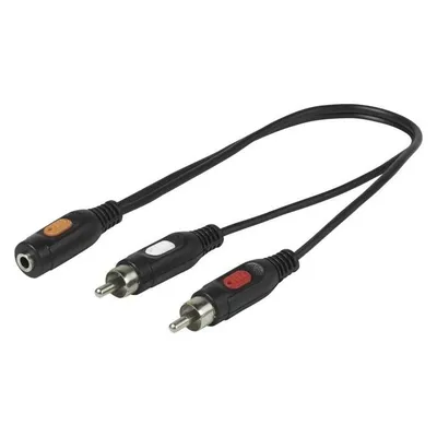 Adapter Cinch / Klinke, 0,2m