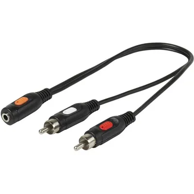 Adapter Cinch / Klinke, 0,2m (46043)