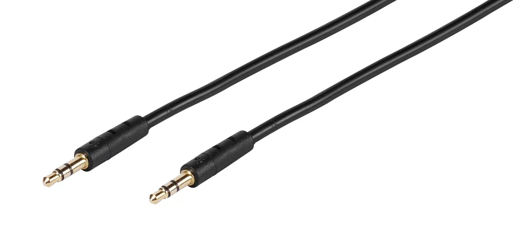 Audio Anschlusskabel, 3,5 mm Klinke - 3,5 mm Klinke, 1m (45516)