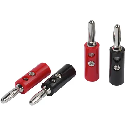 Bananenstecker (schraubbar) -> Kabel max. 2 mm² (46086)
