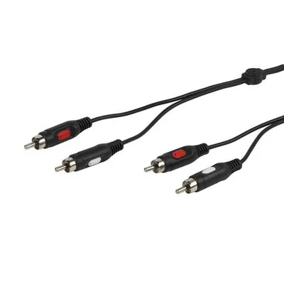 Cinch-Kabel 3/20-N 10,0 m schwarz (41016)