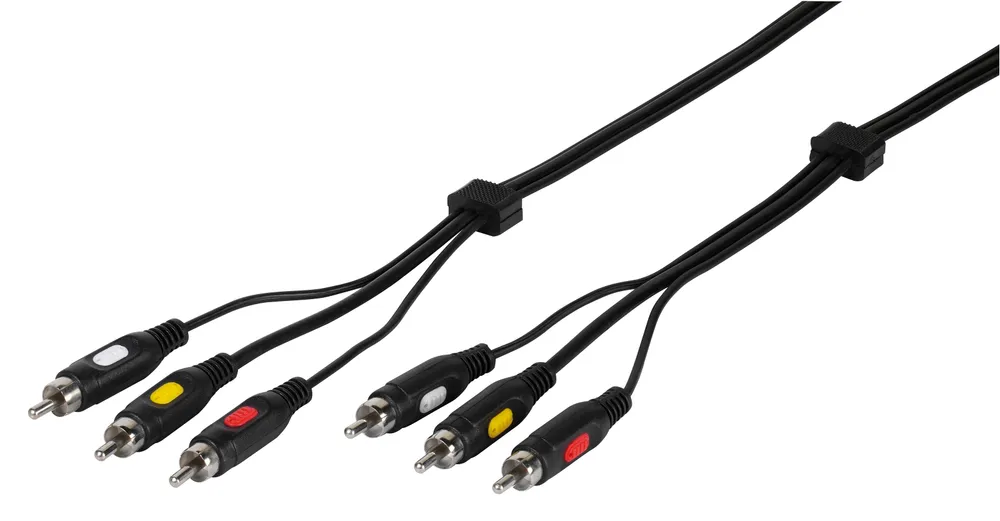 Cinch-Videoverbindung, stereo, 2m (47029)